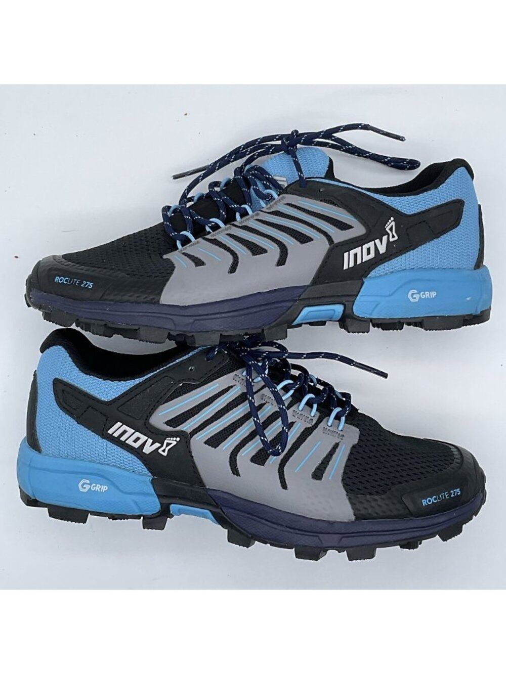 Inov-8 Roclite 275 Women’s Size 6 Trail Running Shoes Black Blue Gray